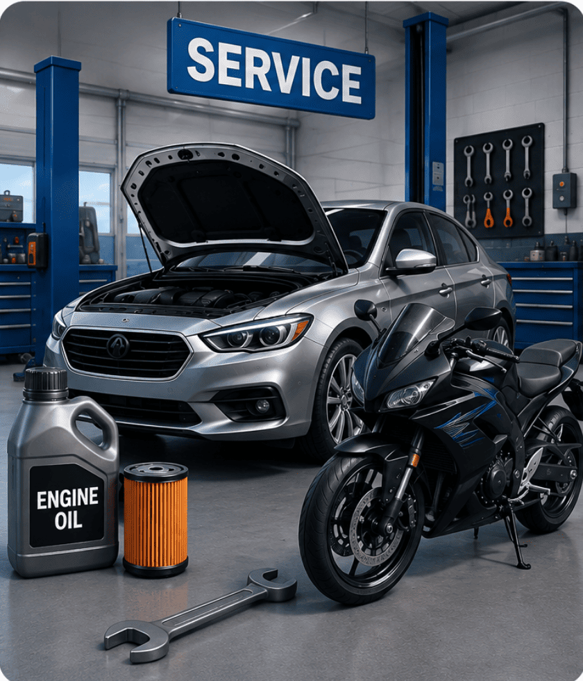 Verified mechanic servicing an automatic scooter