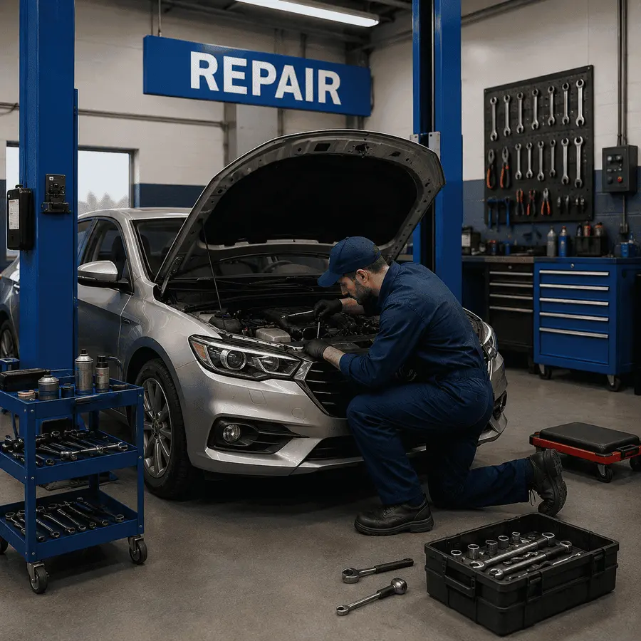 Wheel alignment rack